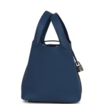 Hermes Picotin Lock 18 Bleu Tie Clemence Palladium Hardware - Image 3