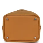Hermes Picotin Cargo 18 Sesame Swift and Toile Canvas Palladium Hardware - Image 6