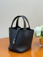 Hermes Picotin Basket with Touch Crocodile Handle