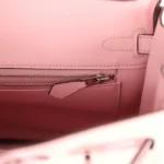 Hermes Birkin 25 Rose Sakura Swift Palladium Hardware - Image 9