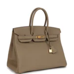 Hermes Birkin 35 Beige Marfa Togo Gold Hardware - Image 2
