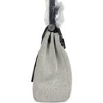 Hermes Herbag Zip 31 PM Hobnailed Black and Ecru Printed H Plume Canvas and Vache Hunter Palladium Hardware - Image 3