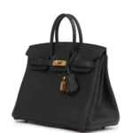 Hermes Birkin 25 Black Togo Gold Hardware - Image 2