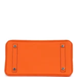 Hermes Birkin 25 Orange Minium Togo Palladium Hardware - Image 6