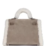 Hermes Teddy Kelly 20 Gris Caillou and Etoupe Swift Palladium Hardware - Image 4
