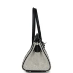 Hermes Shoulder Birkin Light 29 Multicolor Toile and Black Swift Palladium Hardware - Image 3