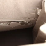 Hermes Birkin 25 Himalaya Niloticus Crocodile Palladium Hardware - Image 9