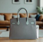 Herm&egrave;s Birkin Bag 25-35 TOGO Grey Crocodile Leather Customized - Image 2