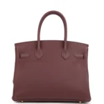 Hermes Birkin 30 Rouge Sellier Togo Gold Hardware - Image 4