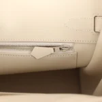Hermes Birkin 30 Craie Togo Palladium Hardware - Image 9
