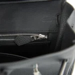 Hermes Birkin 25 Black Togo Brushed Palladium Hardware - Image 9