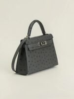 Hermes Kelly2 Mini 19 South African ostrich skin - Image 3