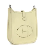 Hermes Evelyne TPM Jaune Milton Clemence Palladium Hardware - Image 2