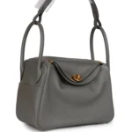 Hermes Lindy 26 Gris Meyer Evercolor Gold Hardware - Image 2
