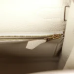 Hermes Kelly Retourne 32 Craie Togo Gold Hardware - Image 9
