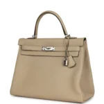 Hermes Kelly Retourne 35 Trench Togo Palladium Hardware - Image 5
