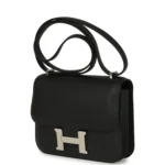 Hermes Constance 18 Black Epsom Palladium Hardware - Image 3