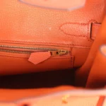 Hermes Birkin 30 Terre Battue Togo Gold Hardware - Image 9