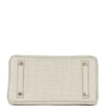 Hermes Birkin 25 Beton Matte Alligator Gold Hardware - Image 6
