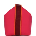 Hermes Bride A Brac Carre Case GM Hibiscus Canvas Palladium Hardware - Image 3