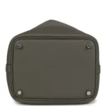 Hermes Picotin Lock 18 Gris Meyer Clemence Palladium Hardware - Image 6