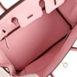 Hermes Birkin 25 Rose Sakura Swift Palladium Hardware - Image 8