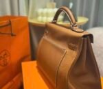 Herm&egrave;s Kelly maxi 42 Brown TOGO Custom - Image 3