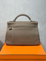 Herm&egrave;s Kelly maxi 42 Elephant Grey TOGO Custom - Image 5