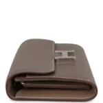 Hermes Constance Wallet To Go Etoupe Evercolor Palladium Hardware - Image 3