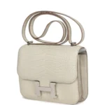 Hermes Constance 18 Beton Matte Alligator Palladium Hardware - Image 5