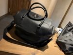 Hermes Toolbox Milk Carton Travel Bag Classic Black 20-33cm Small Quantity in Stock - Image 2