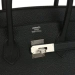 Hermes Birkin 35 Black Togo Brushed Palladium Hardware - Image 7