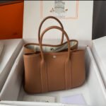 Herm&egrave;s Garden Party 30-36 Brown Gold Buckle Custom - Image 7