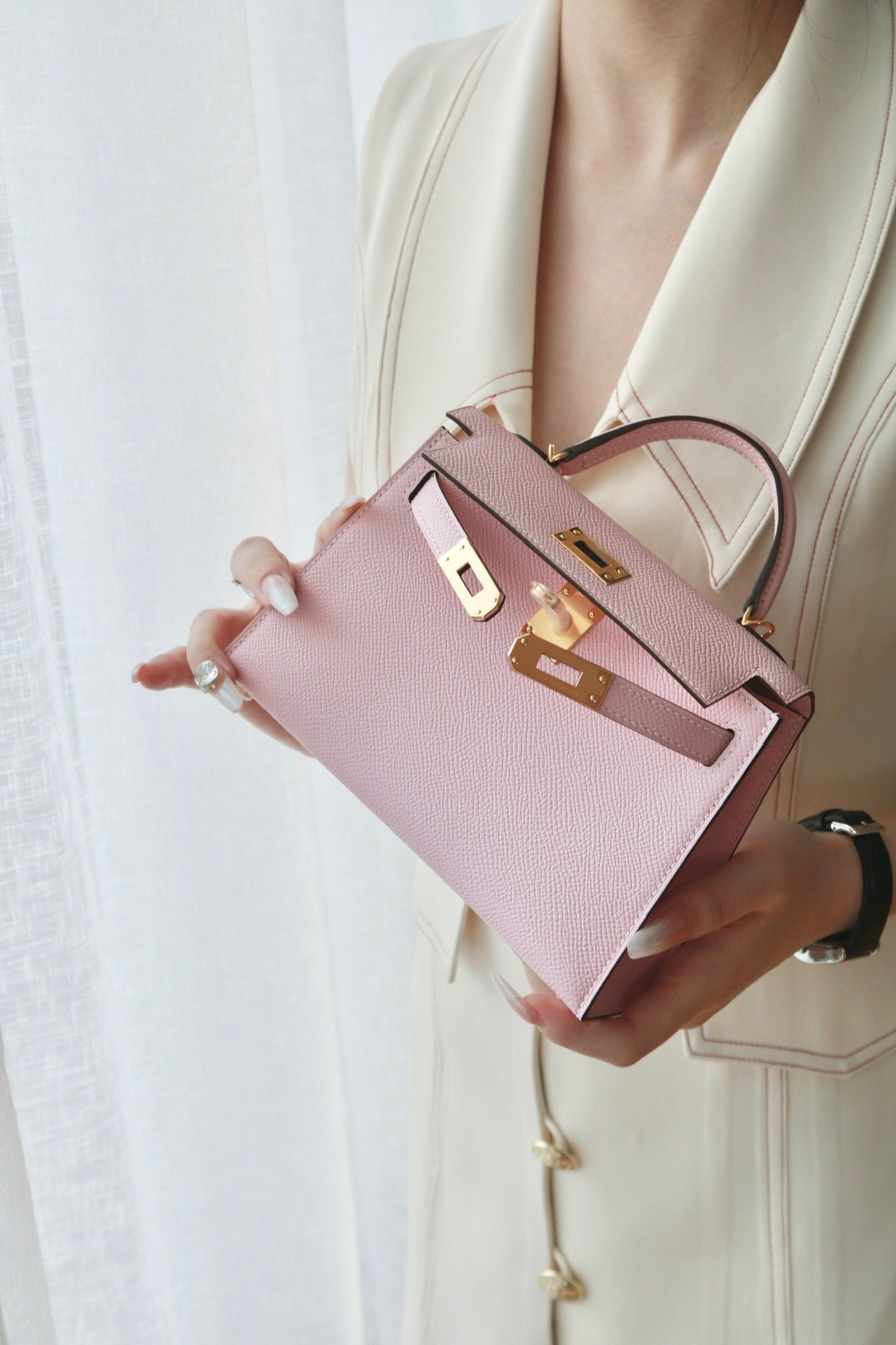 4F961349-6EE8-2978-C741-A1E91229649F.jpg Hermes Kelly2 Mini 19 - Image 1