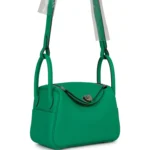 Hermes Mini Lindy Menthe Clemence Palladium Hardware - Image 2