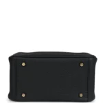 Hermes Mini Lindy II Black Clemence Gold Hardware - Image 6