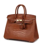 Hermes Birkin 25 Gold Matte Alligator Gold Hardware - Image 5
