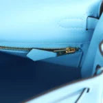 Hermes Kelly Retourne 25 Celeste Swift Gold Hardware - Image 9