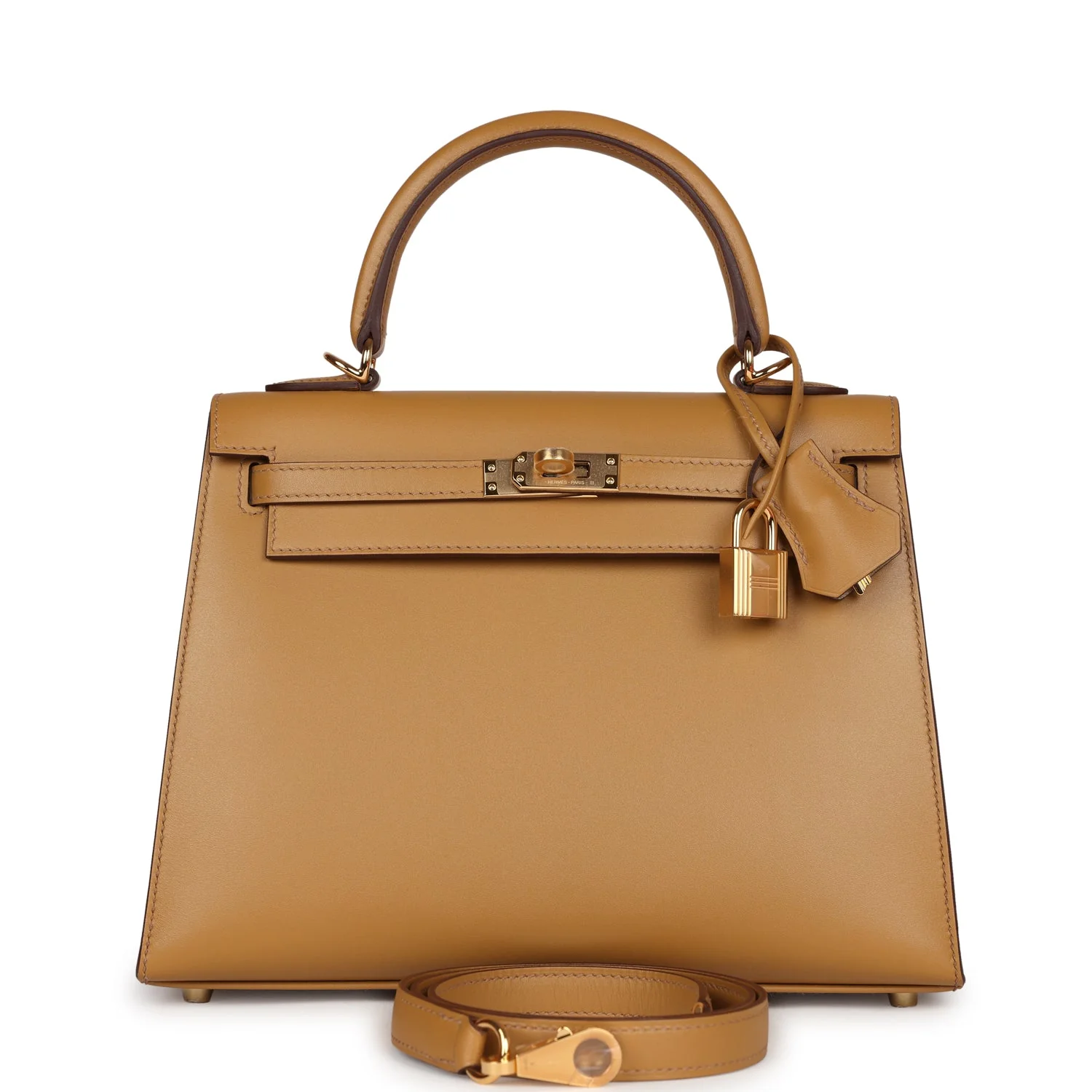 5212081F-86BC-EF40-CCF5-59798C00A03C.webp Hermes Kelly Sellier 25 Poussi��re Tadelakt Gold Hardware - Image 1