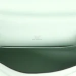 Hermes Kelly Pochette Vert Peppermint Swift Palladium Hardware - Image 7