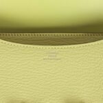 Hermes Constance 18 Jaune Bourgeon Chevre Palladium Hardware - Image 8