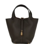 Hermes Picotin Lock 18 Ebene Clemence Gold Hardware