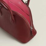 Herm&egrave;s Bolide 25 Red silver Buckle Custom - Image 3