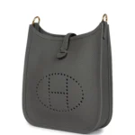 Hermes Evelyne TPM Gris Meyer Clemence Gold Hardware - Image 5