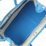 Hermes Garden Party Neo 23 Bleu Hydra Negonda Palladium Hardware - Image 7