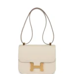 Hermes Constance 1-24 Craie Epsom Brushed Gold Hardware - Image 7