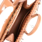 Hermes Picnic Birkin 25 Gold Swift and Stripe Wicker Palladium Hardware - Image 8