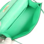 Hermes Kelly Pochette Vert Comics Matte Alligator Gold Hardware - Image 8