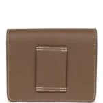 Hermes Roulis Slim Wallet Etoupe Evercolor Gold Hardware - Image 4