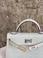 Hermes Kelly2 Mini 19 crocodile skin - Image 6